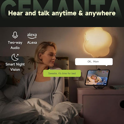 4MP Security Camera Indoor for Pet/Dog/Baby with Phone App