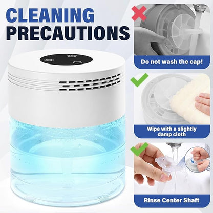 Water Based Air Purifier, Air Purifier with Water for Home Fits Essential Oil Aroma Diffuser for Bedroom,Living Room, Air Washer with 3-Speed Modes,24H Auto Shut-off,Touchscreen for Pets Dust,White