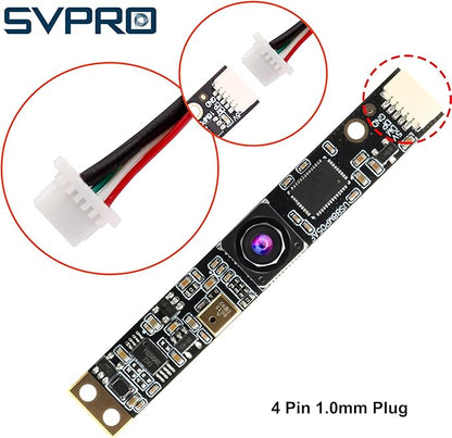 SVPRO 8MP USB Camera Module with Microphone, 102 Degree Wide Angle Laser Engraver Camera for Lightburn, Fixed Focus 4K UVC Webcam Board for Computer,Raspberry Pi