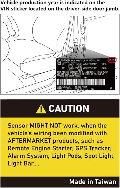 Protect-X, Fits for Sequoia 2026 2025 2024 2023, with Valet Mode, Plug & Play Smart Sensor System, Anti-Theft for Wheels, Catalytic Converter, Window Breakage Protection & Power Window Controller