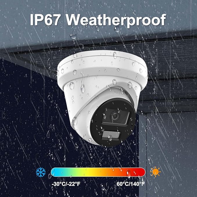 8MP/4K Outdoor IP Camera, DS-2CD2383G2-LI2U 2.8mm,Compatible with Hik NVR/Hik-Connect APP, Night Vision, Acusense Human/Vehicle Detection, 120dB WDR, IP67 Weatherproof, PoE/H.265+, Built-in Mic, 512GB