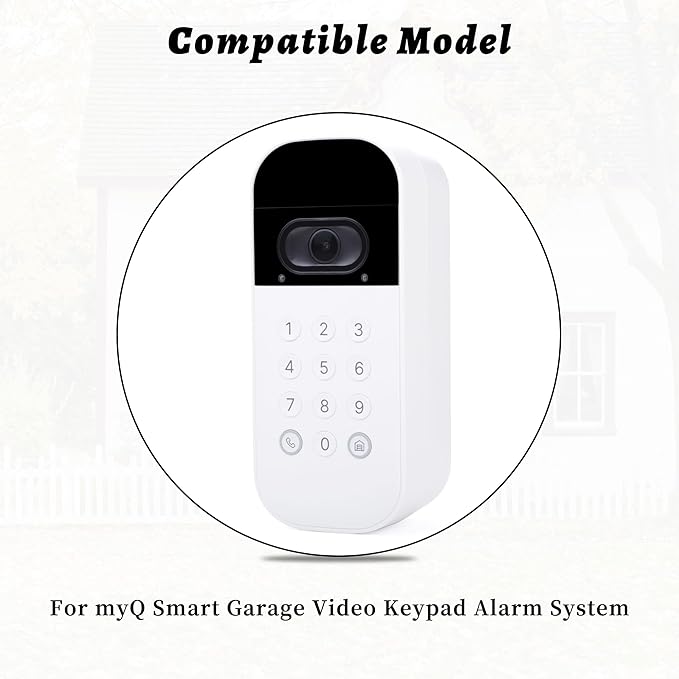2-Pack Digital Battery Replacement for myQ Smart Garage Video Keypad Alarm System, Rechargeable Battery Compatible with MYQ 18650MH1-1S2P with Micro-USB Charging Cable, 3.7V 6100mah/22.57Wh