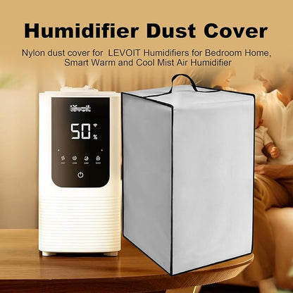 Dust Cover for LEVOIT Humidifiers for Bedroom Home, Smart Warm and Cool Mist Air Humidifier,Heavy Duty Dustproof Anti-Static Nylon Case for OasisMist4.5L Humidifier Protective Cover (Silver)