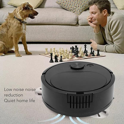 Robot Vacuum and Mop Combo, Personalized Cleaning Recommendations, Robot Vacuum Cleaner Good for Pet Hair, Carpets, Hard Floors(Black)
