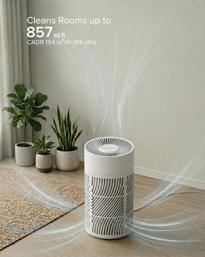 Nuwave OxyPure HEPA Air Purifier for Home Bedroom up to 857 Sq Ft