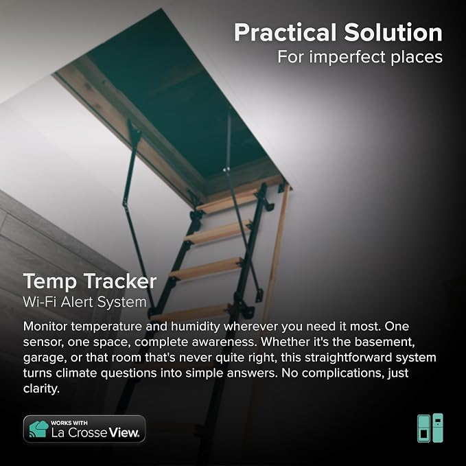 Temp Tracker Wi-Fi Alert System with the Bridge Gateway and an Indoor Outdoor Temperature and Humidity Sensor