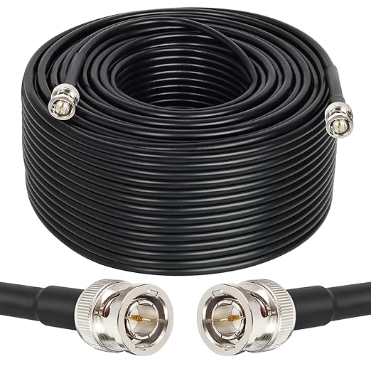 XRDS -RF 12G SDI Cable 200FT, SDI Video Cables 3G/6G/12G 75ohm BNC Male Cable Supports HD-SDI/3G/6G-SDI/4K/8K for Video Security Camera SDI Converter