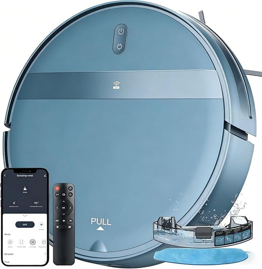 Kilgone Robot Vacuum for Pet Hair, 2-in-1 Vacuum & Mop Combo