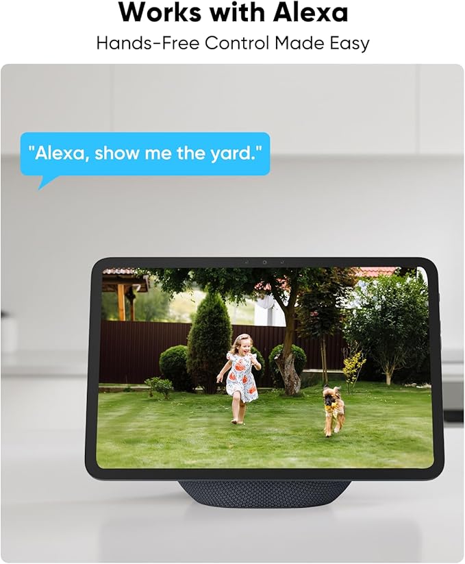 blurams 2.5K Pan/Tilt Security Cameras Wireless Outdoor, 100% Wire-Free Outdoor Camera with Fixed Solar Panel, 360° View, Dual-Band WiFi 6, Human Detection, Color Night Vision, Work with Alexa, 2Pack