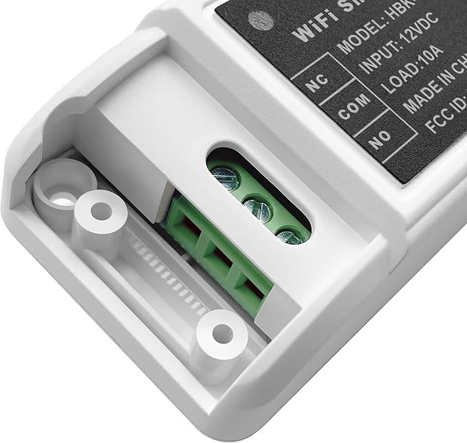 UHPPOTE 2.4GHz WiFi Remote Control Switch Compatible with Smart Phone App Input Voltage 12VDC