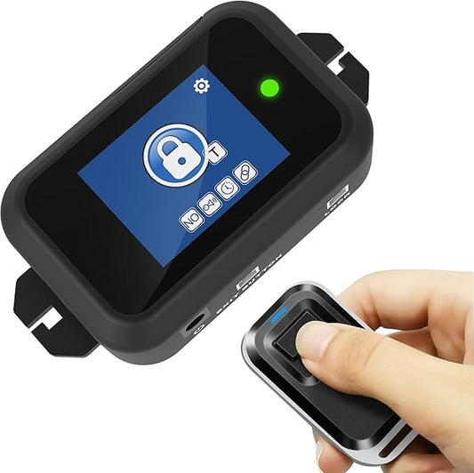 UHPPOTE Wireless RF Remote Control 2.4GHz WiFi w/ 2-inch Touch Screen for Door Entry Access Control Lock