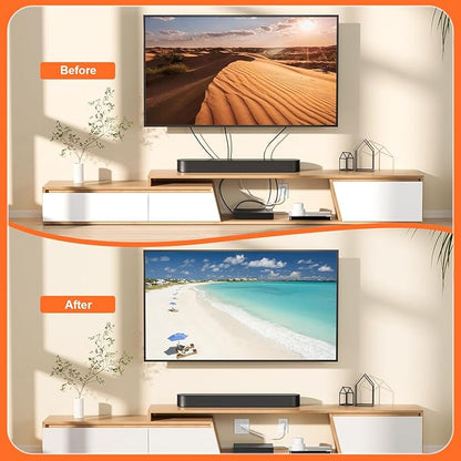 in Wall Cable Concealer Kit with Brush Wall Plate,Recessed Outlet Box,9ft Cord,2 Gang Pass Through Wire Hider for TV Cable Management,HDMI Cables and Home Theater Systems