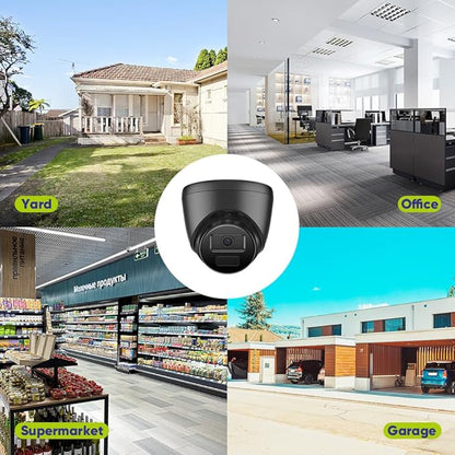 SANNCE 1080p Wired Home Security Camera with EXIR Night Vision, IP66 Waterproof for Outdoor Indoor Video Surveillance 4Pcs