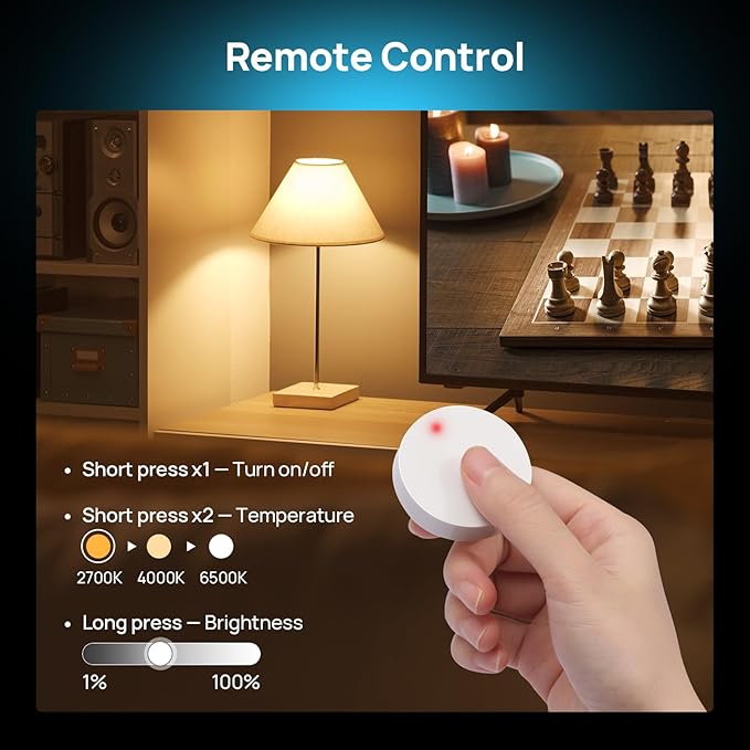 Consciot Smart Light Bulbs with Remote Control, LED Light Bulb That Works with Alexa & Google Home & Sengled LED Smart Light Bulb (A19), Matter-Enabled, Multicolor, Works with Alexa, 60W Equivalent