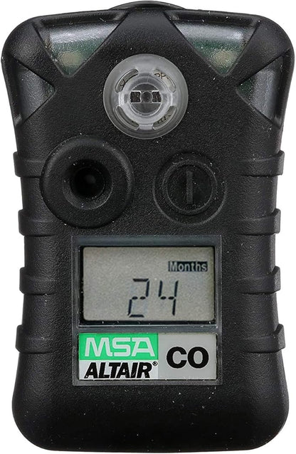 MSA 10092522 ALTAIR Single-Gas Detector - (CO) Carbon Monoxide (Low: 25ppm, High: 100ppm), Color: Black, Portable Gas Monitor, Durable, UL Standard-Approved