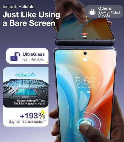 UltraGlass TOP 9H+ Armor for Samsung Galaxy S26 Ultra Screen Protector [NO.1 Military Grade Protection] for Samsung 26 Ultra Screen Protector Tempered Glass S26ultra, Phone Case Fit, 2 Pack