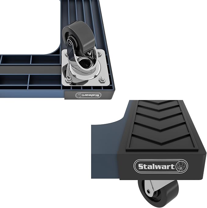 Dolly Cart - Moving Cart with Heavy-Duty Roller Wheel Casters - Holds up to 1000lbs for Moving Furniture, Appliances, and More by Stalwart