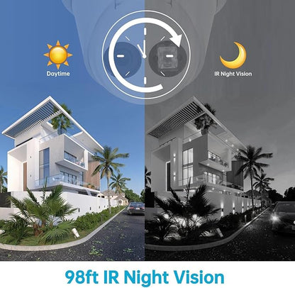 DS-2CD2383G2-I, 4K 8MP AcuSense IP Camera PoE Turret Dome Camera IP67 Outdoor, 120dB True WDR, 4mm Wide Angle Lens, IK10, H.265+, English Version, Human and Vehicle Detection, Work with iVMS-4200