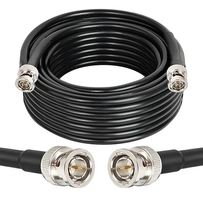 XRDS -RF 12G SDI Cables 25FT, SDI Video Cable 3G/6G/12G 75ohm BNC Male Cable Supports HD-SDI/3G/6G-SDI/4K/8K for Video Security Camera SDI Converter
