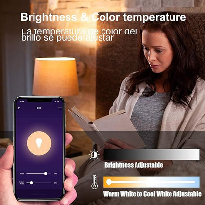 OHLUX GU24 Smart Light Bulbs and 7w Smart Bulbs Bundle Package