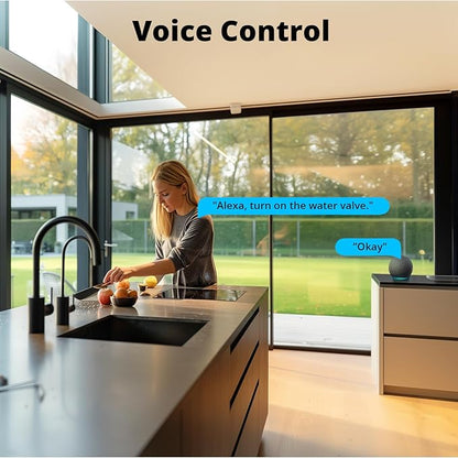 SONOFF Zigbee Sprinkler Timer, Gateway Required, Smart Controller Voice Control with Alexa and Google Home, Automate Irrigation for Garden, Lawn, Pool, Outdoor Watering, SWV-NH, Black