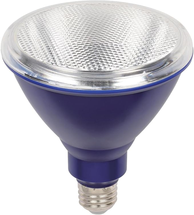 Westinghouse 3315120 100-Watt Equivalent PAR38 Flood Outdoor Weatherproof LED Light Bulb with Medium Base (6), Six Pack Blue 33151