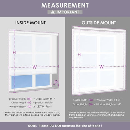 Graywind Smart Blackout Roller Shades Work with Alexa Google Textured Fabric Rechargeable Motorized Blinds Cordless Remote Control Window Shades, Custom Size (Frequency Sand)