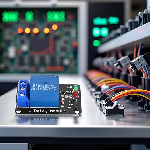 3.3V Relay Module for, Electronic Switch Control Board with LED Indicator, Compatible with Smart Home Automation Systems and DIY Projects