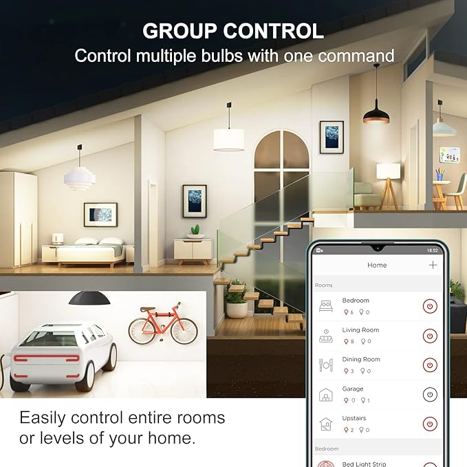 Sengled Smart Light Bulb, 100W Equivalent WiFi Light Bulb, 1500LM High Brightness Smart Bulbs that Work with Alexa Google, Dimmable A19 Soft White Alexa Light Bulb,CRI>90, No Hub Required, 4-Pack