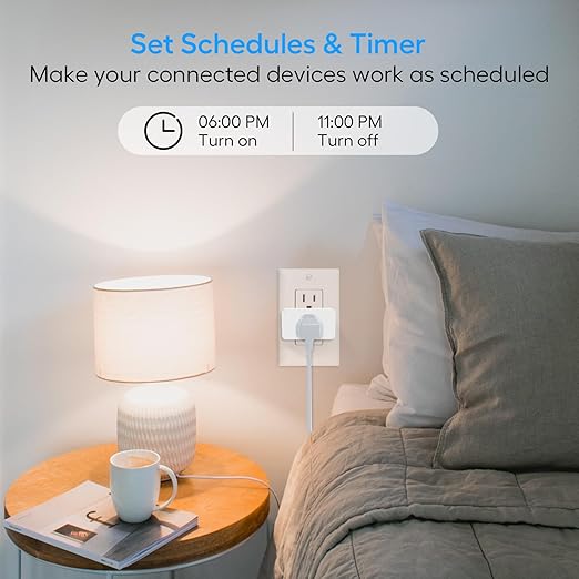 Zwave Plug 800 Series 2 Pack, Zwave Outlet Built-in Repeater Range Extender, Mini Zwave Smart Plug Work with SmartThings, Wink, Alexa, Google Assistant, Z-Wave Hub Required, FCC and ETL Listed, 1875W