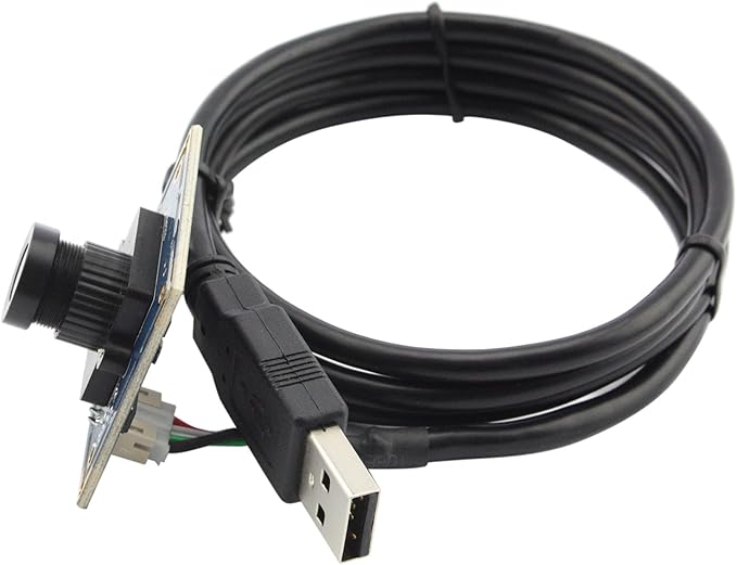 ELP 8MP USB Camera Module 2448p Webcam Board 2.1mm Wide Angle Lens 8MP HD Industrial Laptop USB Camera for Windows/Linux/Android/macOS