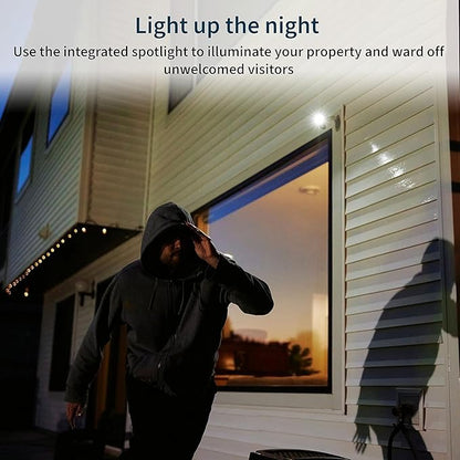 Arlo Pro 5S 2K Wireless Camera with Spotlight, Color Night Vision, Motion Detection, Dual-Band Wi-Fi, 2-Way Audio, Integrated Siren, White, 4 Pack, VMC4460P (Renewed)
