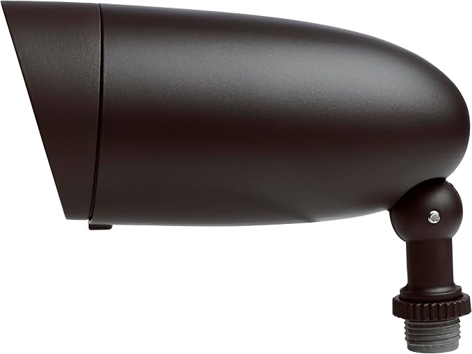 Nuvo 62/1205, LED Landscape Spotlight, Outdoor Flood Light, Bronze, 3000K | 900 lumens, Integrated 3000K LED, 50,000-hour life, Die-cast aluminum, Wet location rated