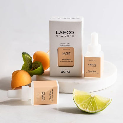 LAFCO New York Pura Smart Device Refill, Paloma Melon - Pack of 2 - Each Vial Delivers Up to 2 Weeks of Fragrance Life - Made in The USA
