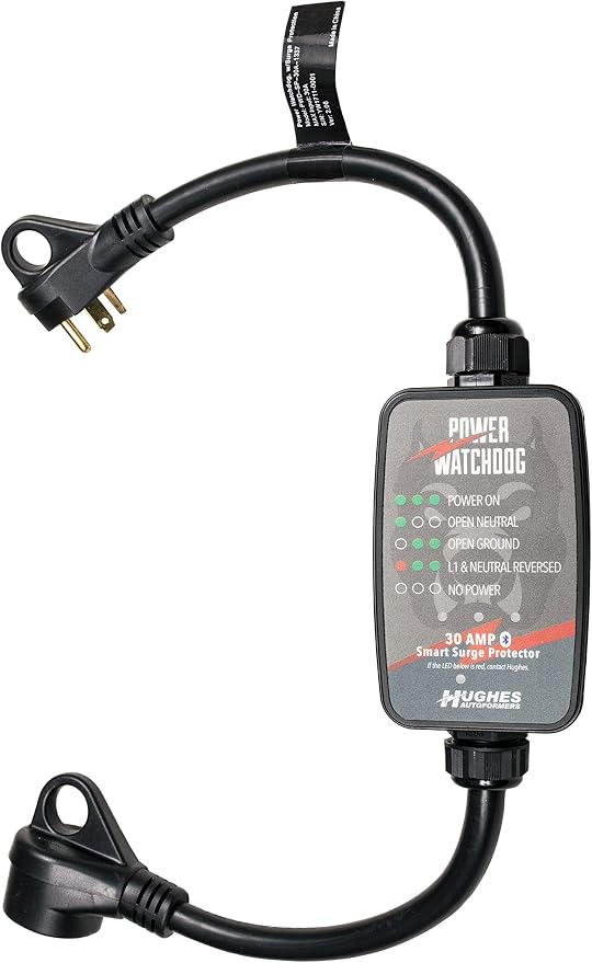 Power Watchdog PWD30 Bluetooth Surge Protector, 30A, Portable, 14 Inch