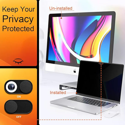 Mamol Magnetic Privacy Screen MacBook Pro 16 Inch 2021-2026 (M1-M2-M3-M4-M5), Removable Anti Blue Light Glare Filter Screen Protector