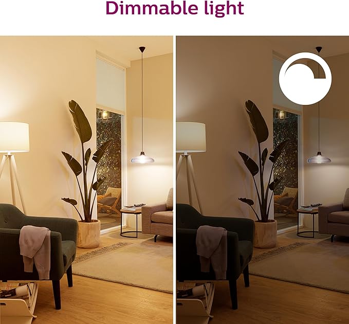 Philips Smart 100W A21 Soft White LED Smart Bulb 4-Pack - E26- Indoor - Connects to Your Wi-Fi- Control with Voice or App - Powered by WiZ Connected
