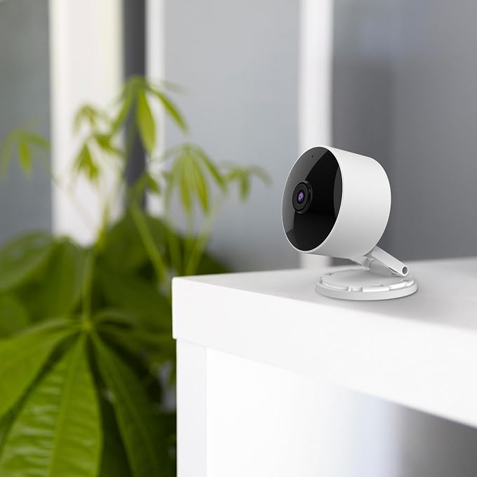 Feit Electric Indoor Security Camera, 2K WiFi Indoor Camera for Pets & Home Monitoring, AI Motion Detection, Plug-in Camera with Night Vision, Two-Way Audio, Local Storage, Works with Alexa & Google