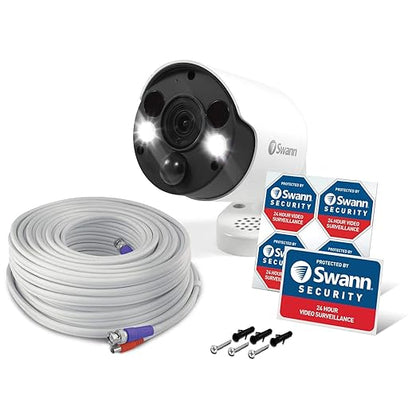 Swann 5MP Thermal Sensing Spotlight Bullet Security Camera - PRO-5MPMSFB
