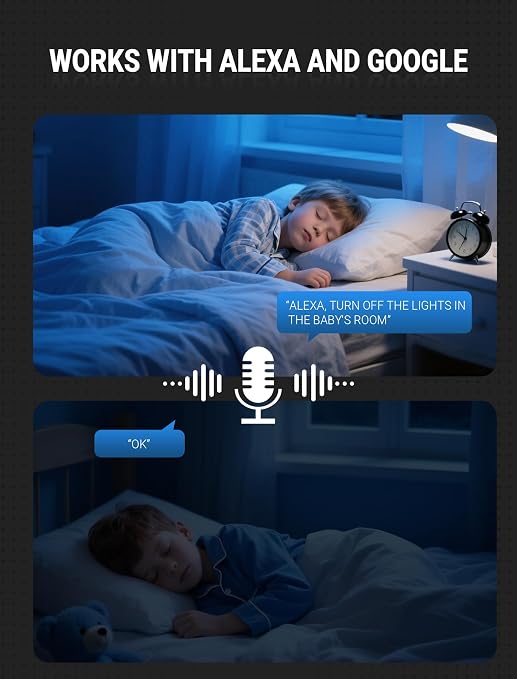 WiFi Smart Circuit Breaker 1P+N, 24-Hour Energy Monitoring, DIN Rail Mount, Smart Life/Tuya APP Remote Control & Voice Control Compatible with Alexa/Google Assistant (1-63A)