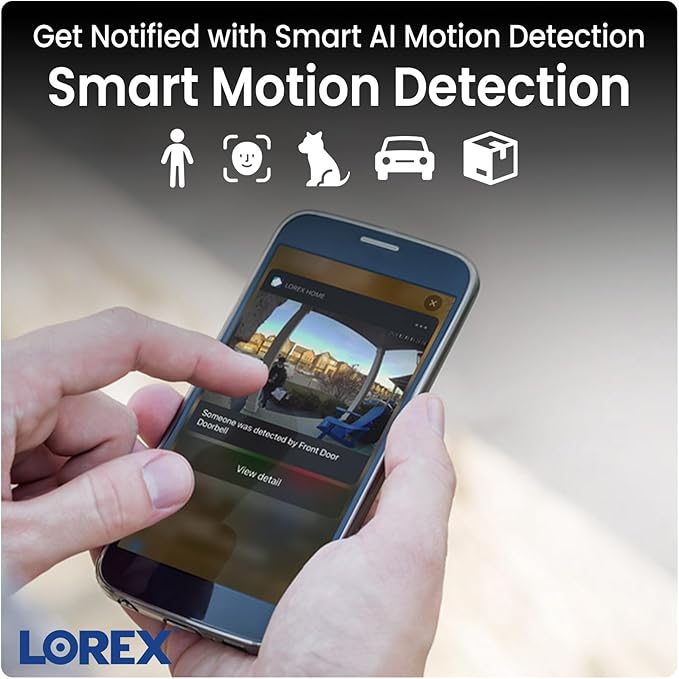 Lorex 4K 16 Camera Capable (8 Wired/8 Fusion WiFi) 2TB NVR System - Wired + Wireless Connectivity Capability, Remote Viewing, Local Storage & No Fees – Added Protection to Lorex Security Cameras