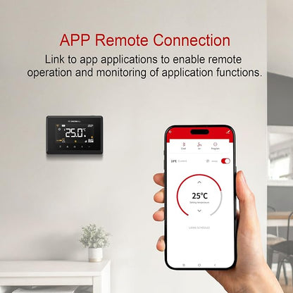 Smart WiFi Thermostat for Home, Programmable Thermostat 3H/2C for Heat Pump & Conventional Systems, Tuya App Control, Compatible with Alexa & Google Assistant
