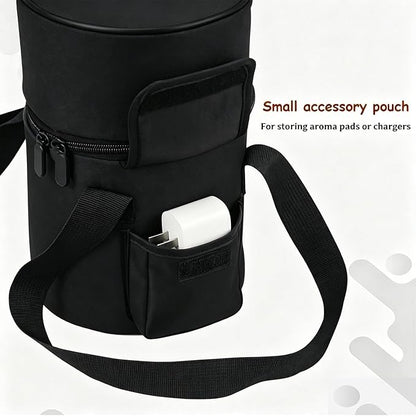 Carrying Bag for LEVOIT Core Mini-P Air Purifiers, Portable Core Mini-P Air Purifiers Travel Case Bag With Accessory Pocket & Handle, Travel, Hotel, Camping, Car, Home, Office (Black)
