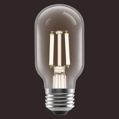 Sylvania T14 Clear LED White Filament Bulb, 3.5W, Dimmable, 300 LMS, Medium Base, 2700K, Soft White - 1 Pack (42266)