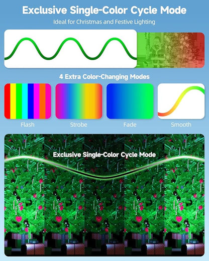 MR16 Color Changing LED Bulbs Outdoor Exclusive Single-Color Cycle Mode MR16 LED Bulb Color Changing Gu5.3 Base for Landscape Lighting RGB±CCT 2700K-6000K Remote Control, 6-Pack