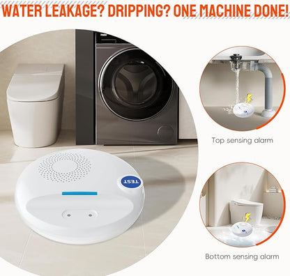 PILSAMAS Wireless Water Leak Detector - Works Standalone or with Smart Hub, Loud Siren Water Leak Sensor and Drip Alarm, IP67 Waterproof, for Home, Basement, Bathroom, Under Sink, Laundry