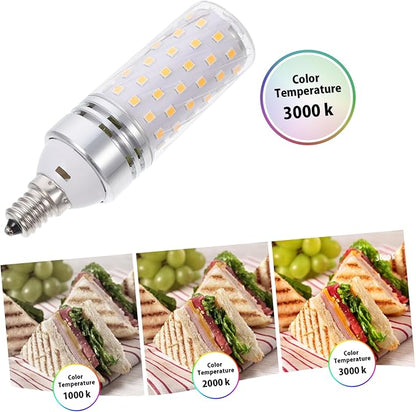balacoo E12 Smart LED Light Bulbs 2-Pack Non-Dimmable Daylight Brightness Energy Efficient Replacement Bulbs for Home Bedroom Kitchen and Living Room