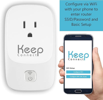 MAX Router Rebooter, Wi-Fi Reset Device, Monitors Connectivity and Resets When Required. No App Necessary. If You Enter a Phone Number it Will Send Texts Upon resets.