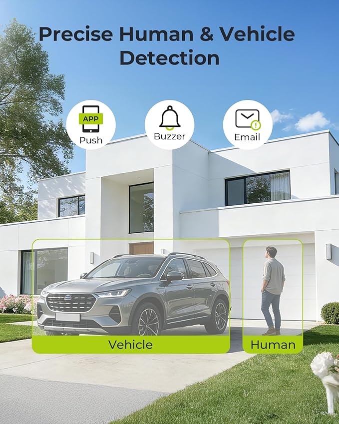 SANNCE 2K 3MP PoE Security Camera System - 8CH 6MP NVR with 8PCS 3MP HD Clear Full Color Night Vision Dome Surveillance Cameras, IP67 Weatherproof, Audio Recording (1TB HDD)