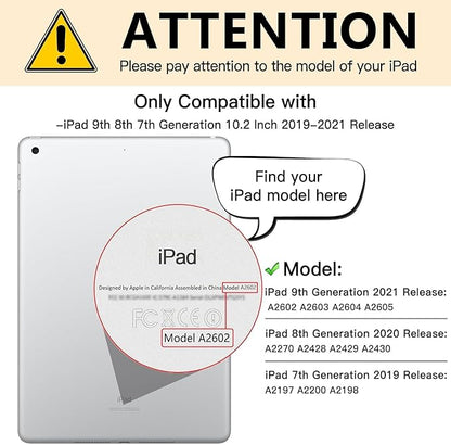Magnetic 4 Way Privacy Screen for iPad 10.2-Inch (2021/2020/2019 Release, 9/8/7 Generation),Removable iPad Anti Blue Light Glare Anti Fingerprint Screen Protector Privacy Filter